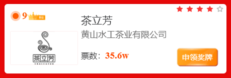 大品牌正式揭晓！“茶立芳”荣耀上榜ag旗舰手机版2023年度红茶十